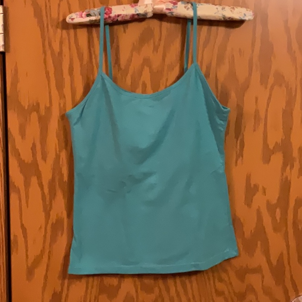 Tank top with breast panel